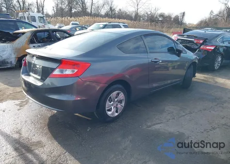 2013 Honda Civic Lx из США, поврежденный, VIN 2HGFG3B59DH509104
